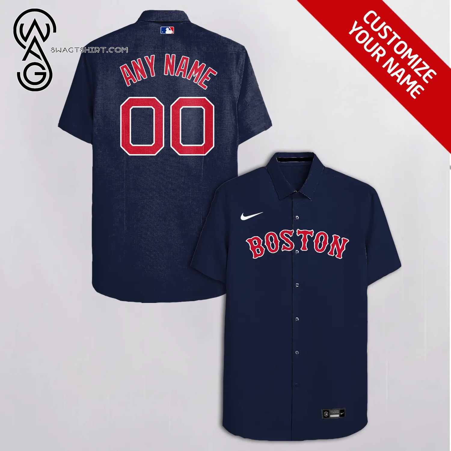 [Top Trending] Boston Red Sox Full Printing Personalized Hawaiian Shirt